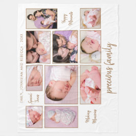 Collage Inspirerende Citaten noemen Jaar 10 Foto's Fleece Deken