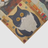 Collage Kat Explosie Decoupage Weefsel Papier (Detail)