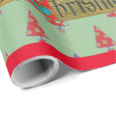  COLLAGE KERST wrapping papier (Rol Hoek)