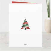 Collage Kerstboom Kaart (Achterkant)