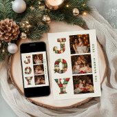 Collage Kerstfoto's | Patchwork Vreugde  Feestdagenkaart