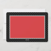 Collage Kerstkaart in rood en zwart (Achterkant)