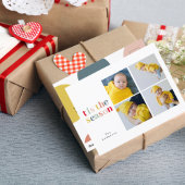 Collage Kerstmis Vier Foto's | Dit seizoen Briefkaart