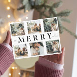 Collage Kerstmis Zes Foto's | Dierlijke feestdag Briefkaart<br><div class="desc">Collage Kerstmis Zes Foto's | Dierlijke feestdag</div>