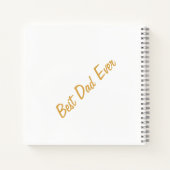 Collage Knipsel Letters PAPA I Wit Notitieboek (Achterkant)