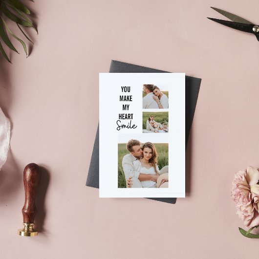 Collage Koppel Foto & Lief Romantisch Citaat