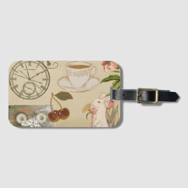  collage kunst bagagelabel