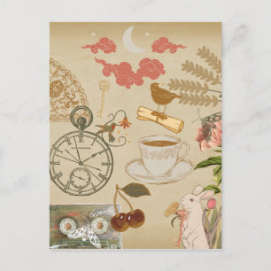 collage kunst briefkaart