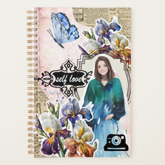 Collage Kunst Februari, Iris Planner (Voorkant)