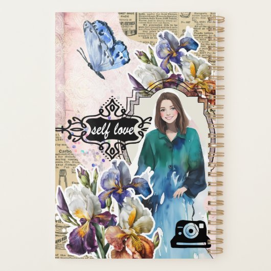 Collage Kunst Februari, Iris Planner (Achterkant)