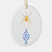 Collage kunst insect kunst SPIN met XMAS ORNAMENT (Rechts)