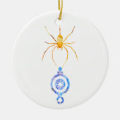 Collage kunst insect kunst SPIN met XMAS ORNAMENT (Voorkant)