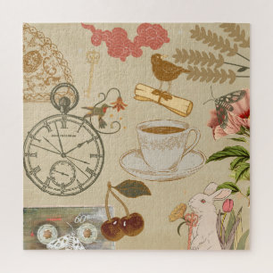  collage kunst legpuzzel