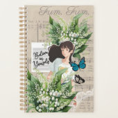 Collage Kunst May, Lelietje-van-dalen Planner (Voorkant)