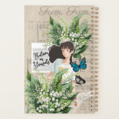 Collage Kunst May, Lelietje-van-dalen Planner (Achterkant)