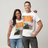Collage kunst, modern kleurrijk abstract. t-shirt (Unisex)
