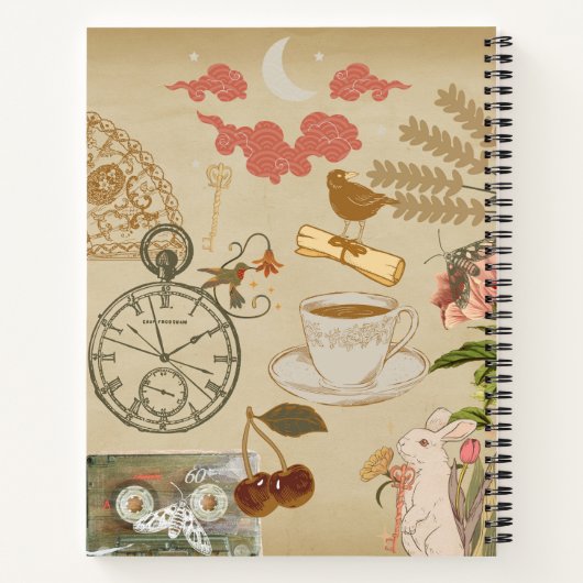  collage kunst notitieboek (Achterkant)