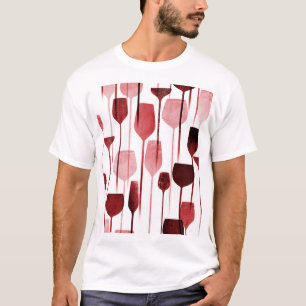 Collage kunst: partij drink patroon. t-shirt