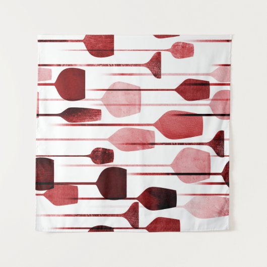 Collage kunst: partij drink patroon. wandkleed (Voorkant (horizontaal))