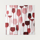 Collage kunst: partij drink patroon. wandkleed (Voorkant)