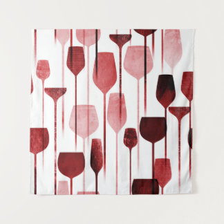 Collage kunst: partij drink patroon. wandkleed