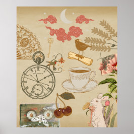  collage kunst poster