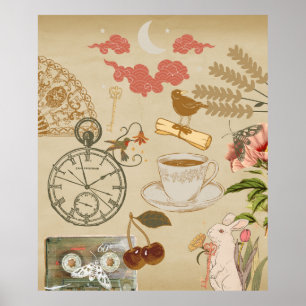 collage kunst poster