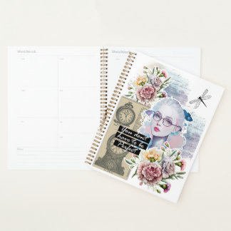 Collage Kunst Verjaardagsbloemen Planner