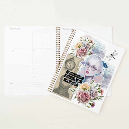 Collage Kunst Verjaardagsbloemen Planner (Display)