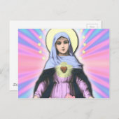 Collage-Lady Mary - Gloria Sá nchez Briefkaart (Voorkant / Achterkant)