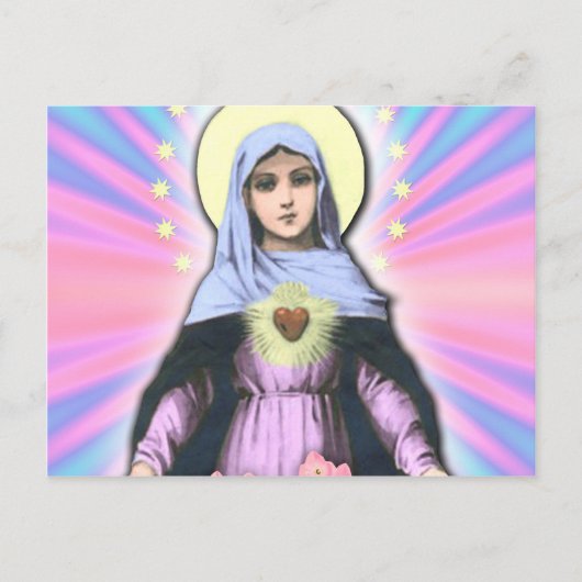 Collage-Lady Mary - Gloria Sá nchez Briefkaart (Voorkant)