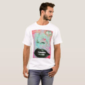 "Collage Lips Eye" T-shirt (Voorkant volledig)