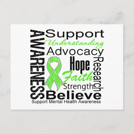 Collage - Mentale Gezondheid Briefkaart (Voorkant)