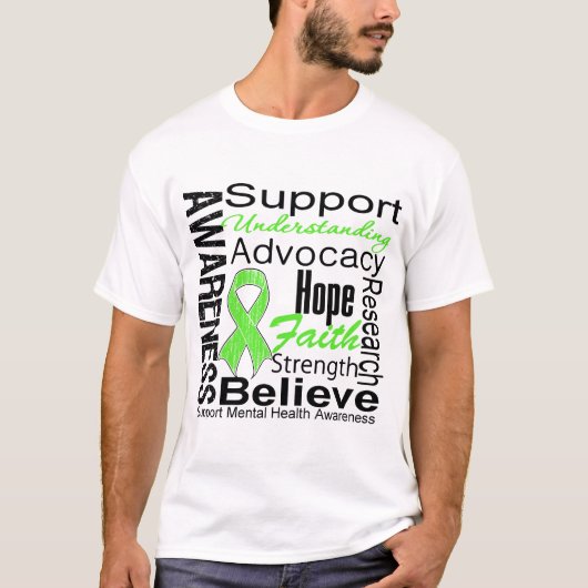 Collage - Mentale Gezondheid T-shirt (Voorkant)