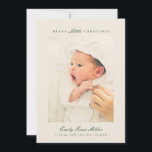 Collage Merry Little Christmas Baby Aankondiging<br><div class="desc">Collage Merry Little Christmas Baby Aankondiging *volledig bewerkbare sjabloon #happyholidays #merrychristmas</div>