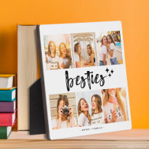 Collage met foto's van beste vriendinnen