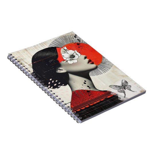 Collage met Moth | Notitieboek Journal (Rechterzijde)