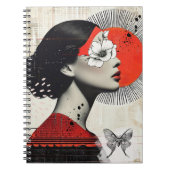 Collage met Moth | Notitieboek Journal (Voorkant)