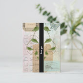 Collage met vintage briefkaart (Staand voorkant)