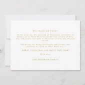 Collage Minimalist Merry Christmas Photo Families (Achterkant)