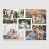 Collage Minimalist Merry Christmas Photos Family (Voorkant)