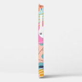 Collage modern bloemennaadloos patroon. Moderne ex Case-Mate iPhone Case (Achterkant / Links)