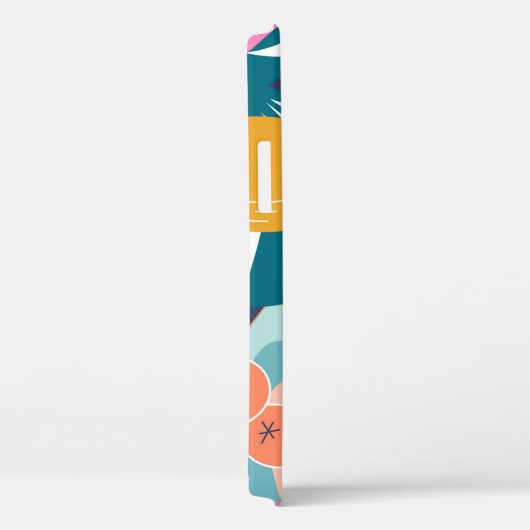 Collage modern bloemennaadloos patroon. Moderne ex Case-Mate iPhone Case (Achterkant / Rechts)