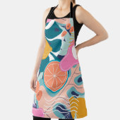 Collage modern bloemennaadloos patroon. Moderne ex Schort (Insitu)