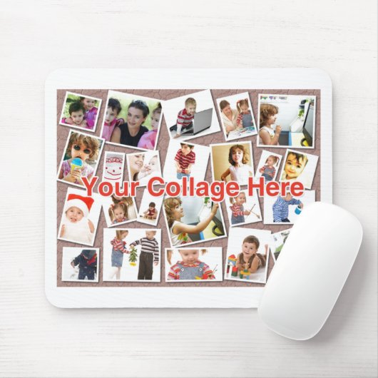 Collage Mousepad Muismat (Met muis)