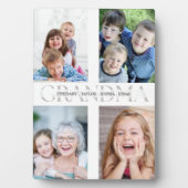 Collage of 4 photos grandchildren for Grandma Fotoplaat (voorkant)