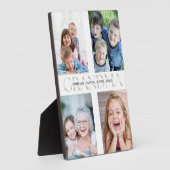 Collage of 4 photos grandchildren for Grandma Fotoplaat (Zijkant)