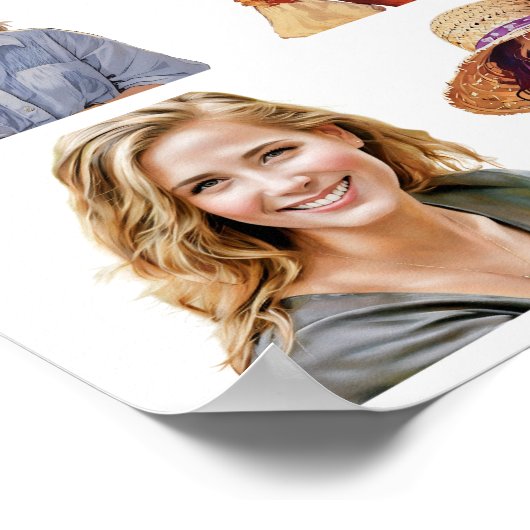 Collage of beauty poster (Hoek)