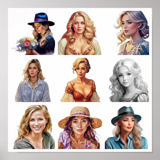 Collage of beauty poster (Voorkant)