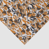 Collage of Guinee Pigs Illustrations Patterned Tissuepapier (Detail)